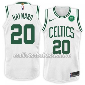 Maillot Homme Boston Celtics Gordon Hayward 20 Nike 2017-18 Blanc Swingman